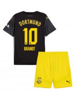 Otroške Nogometnih dresov Borussia Dortmund Julian Brandt #10 Gostujoči 2024-25 Kratki rokavi (+ hlače)